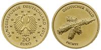 20 euro 2012 F, Stuttgart, złoto próby 999.9 3.9
