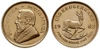 1/10 krugerranda 1982, Pretoria, złoto 3.40 g