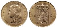 10 guldenów 1897, Utrecht, złoto, wyśmienita mon