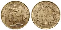 20 franków 1897 A, Paryż, złoto 6.45 g, piękne, 
