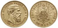 20 marek 1888 A, Berlin, złoto 7.96 g, AKS 119, 