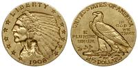 Stany Zjednoczone Ameryki (USA), 2 1/2 dolara, 1908