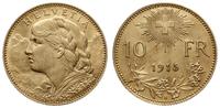 Szwajcaria, 10 franków, 1915 B