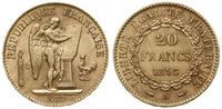 20 franków 1893/A, Paryż, złoto 6.45 g, Fr. 592,