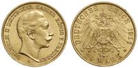 20 marek  1911 A, Berlin, złoto 7.96 g, AKS 124,