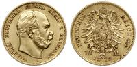 10 marek 1872 A, Berlin, złoto 3.97 g, AKS 111, 