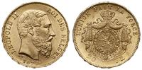 20 franków 1875, złoto 6.44 g, pięknie zachowane