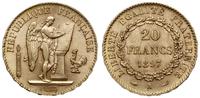 20 franków 1897 A, Paryż, złoto 6.44 g, Fr. 592,