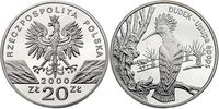 20 złotych 2000, Warszawa, Dudek, srebro, Parchi