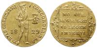 dukat 1829, Utrecht, złoto 3.48 g, Fr. 331, Schu