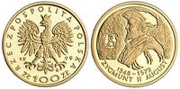 100 złotych 1999, ZYGMUNT AUGUST, złoto