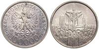 100 000 złotych  1990, Warszawa, Solidarność, rz