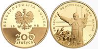 200 złotych 1998, JAN PAWEŁ II, złoto 15.55 g