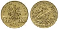 2 złote 1998, Warszawa, Ropucha, patyna, minimal