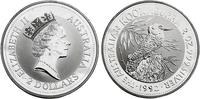 2 dolary 1992, KOOKABURRA, srebro 62.2 g, w plas