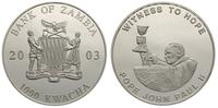 1.000 kwacha 2003, Papież Jan Paweł II, srebro 2