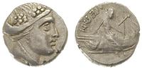 drachma 196-146 pne, Aw: Głowa nimfy w diademie 