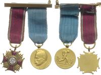 miniatury złotego Krzyża Zasługi, medalu X lecia