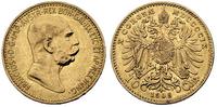 10 koron 1909, złoto 3.39 g