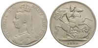 1 korona 1890, srebro "925" 27.35 g, czyszczona,