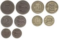 lot 1, 2 1929-35, 1 cent 1929, 2 centy 1934, 5 c