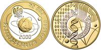 200 złotych 2000, KONIEC MILLENIUM, złoto