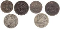 1 i 2 fenigi oraz 1/2 guldena 1923, 1932, Berlin