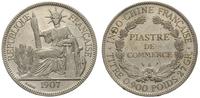 1 piastra 1907/A, Paryż, srebro 26.89 g