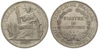 1 piastra 1909/A, Paryż, srebro 26.97 g, Gadoury