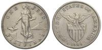 1 peso 1908/S, San Fancisco, srebro 19.69 g, '80
