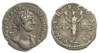 denar 119-122, Rzym, Aw: Głowa cesarza w prawo I