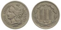 3 centy 1873, patyna