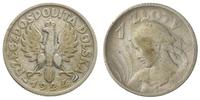 1 złoty 1924, Paryż, Kobieta z kłosami, patyna, 