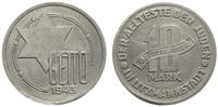 10 marek 1943, Łódź, aluminium 2.61 g, grubość 1