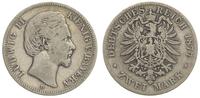 2 marki 1877/D, Monachium, patyna, J. 41