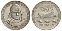 Niemcy, Przelot nad Atlantykiem ze wschodu na zachód, medal sygnowany I. B.,.., 1928