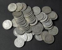 srebro lokacyjne 50 x 5 złotych różne lata , Gło