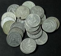 srebro lokacyjne 22 x 1 dolar różne lata , razem