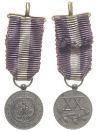 srebrny medal "Za Długoletnią Służbę (XX)", mini