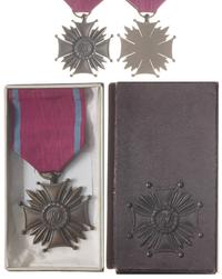 brązowy Krzyż Zasługi, wstążka i oryginalne pude