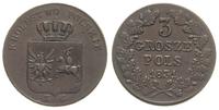 3 grosze 1831/KG, Warszawa, odmiana z łapami Orł