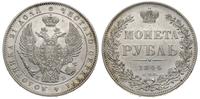 1 rubel 1844/КБ, Petersburg, Bitkin 205