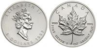 5 dolarów 1992, srebro '999' 31.27 g, stempel zw