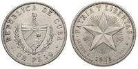 1 peso 1916, srebro "900" 26.66 g, płytki stempe