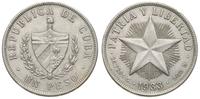 1 peso 1933, srebro "900" 26.78 g, płytki stempe