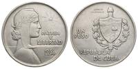 1 peso 1934, srebro "900" 26.54 g, KM 22