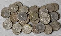 srebro lokacyjne 35x 1/4 dolara 1935-1964, lot: 