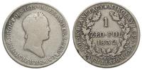 1 złoty 1832/KG, Warszawa, odmiana z małą głową 