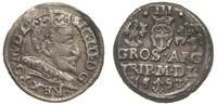 trojak 1593, Wilno, moneta wyjęta z oprawy, Iger