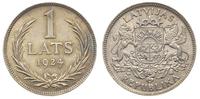 1 łat 1924, srebro "835" 4.98 g, piękne, Parchim